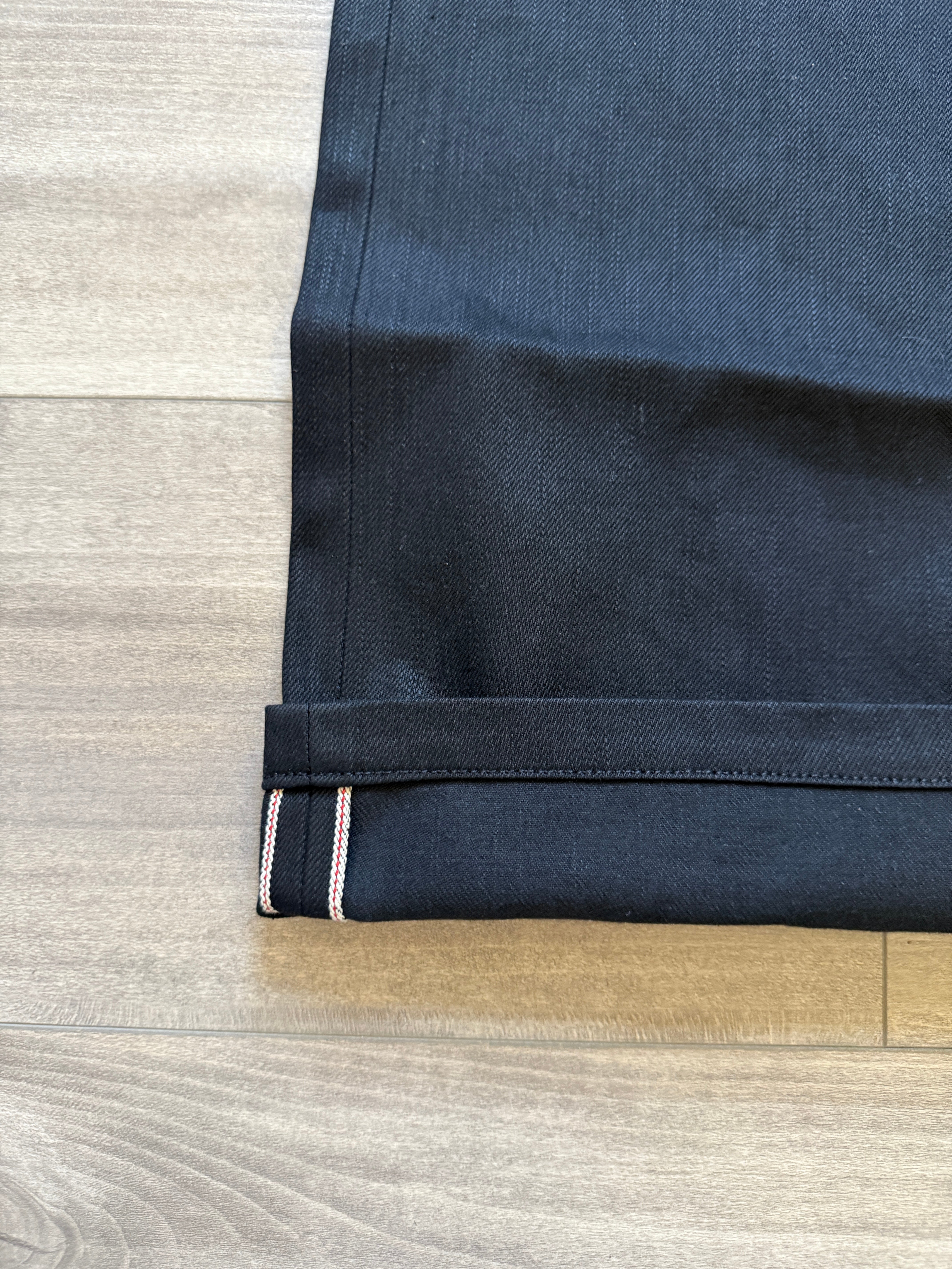 JET BLACK SELVAGE DENIM